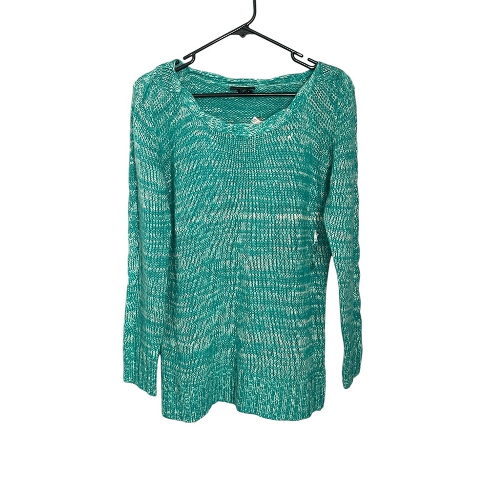 Apostrophe NWT Women's Long Sleeve Knit Sweater‎ Teal XL